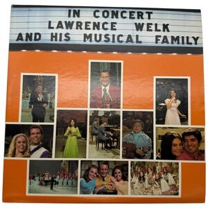 Lawrence Welk And His Musical Family In Concert Vinyl Record LP Ranwood Records